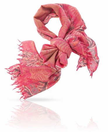 Палантин Женский ZW-TRIBAL/FUCSHIA